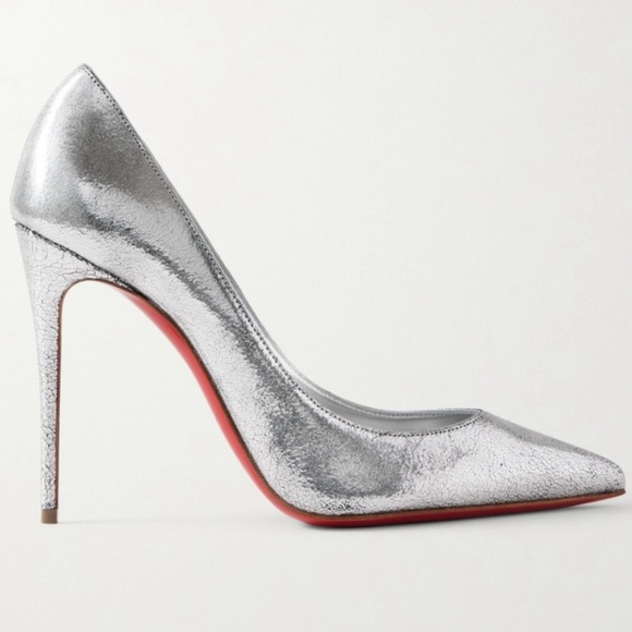 Christian Louboutin Shoes - Christian Louboutin Kate 100mm antique silver manoir stiletto sz 39.5